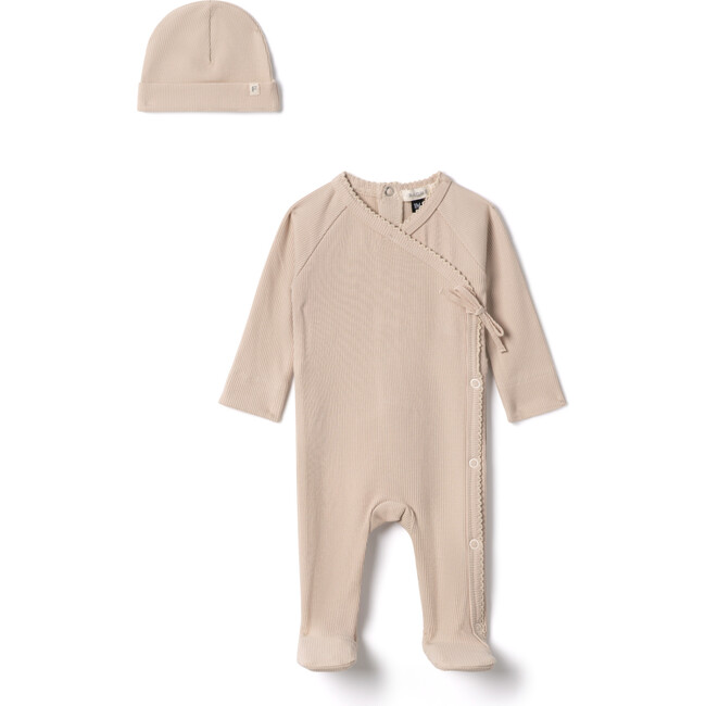 Ribbed Onesie Sand
