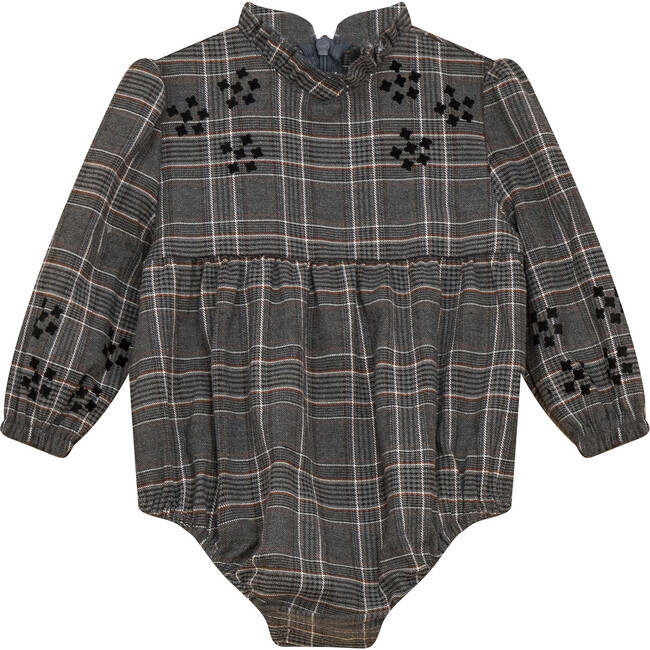 Woven Plaid  Bubble Grey