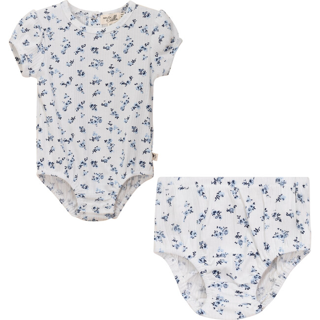 Floral Delight 2Pc Set Blue