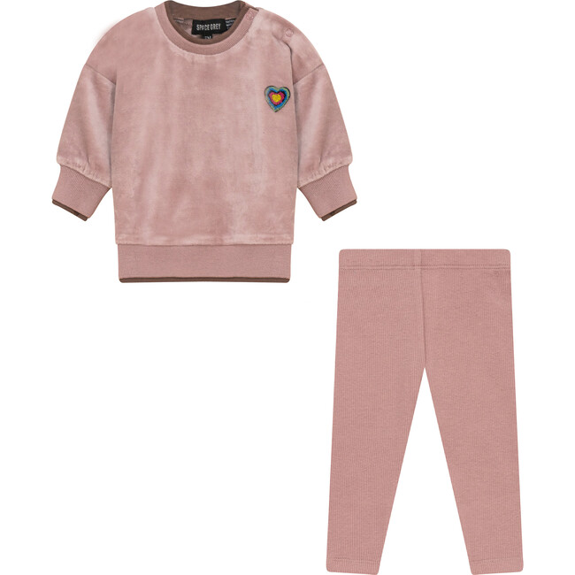 Velour 2Pc Set Bloom