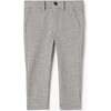 Herringbone Stretch Pants Grey - Pants - 1 - thumbnail