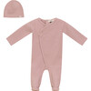 Cotton Onesie Set Mauve - Mixed Apparel Set - 1 - thumbnail