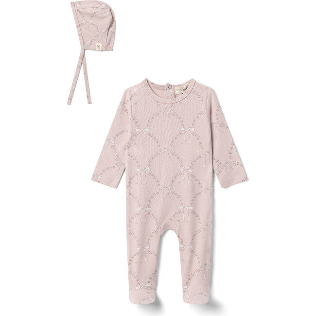 Bow Print Onesie Primrose