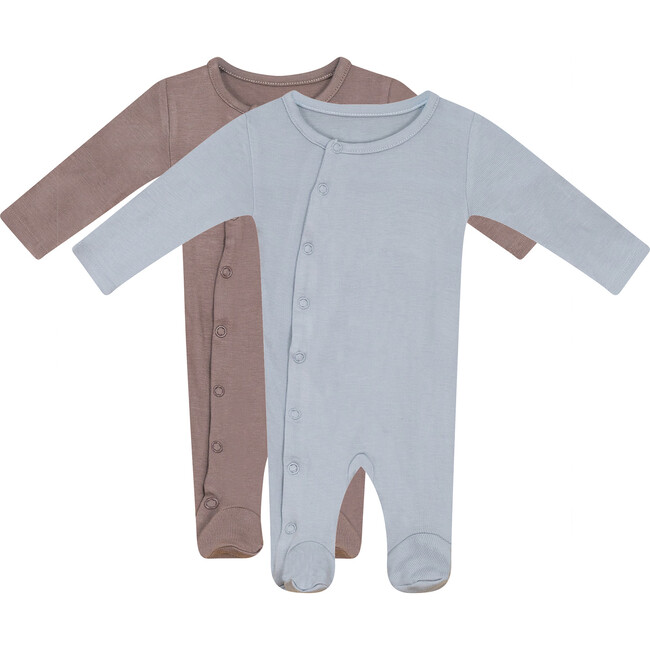 Snap Down Onesie Assorted Blue