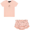 Floral Print 2Pc Set Pink - Mixed Apparel Set - 1 - thumbnail