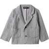 Herringbone Stretch Blazer Grey - Blazers - 1 - thumbnail