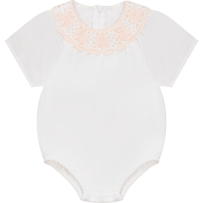 Woven Crochet Bubble Off White