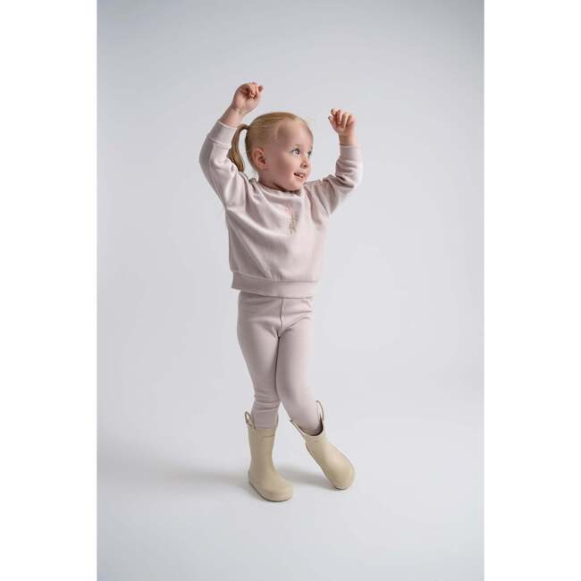 Cowboy Embroidered Set Beige