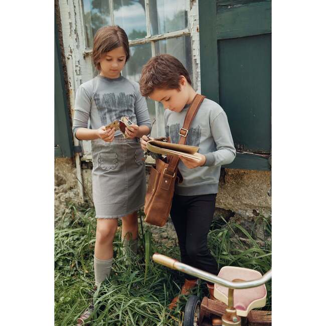 Denim Scallop Skirt Denim