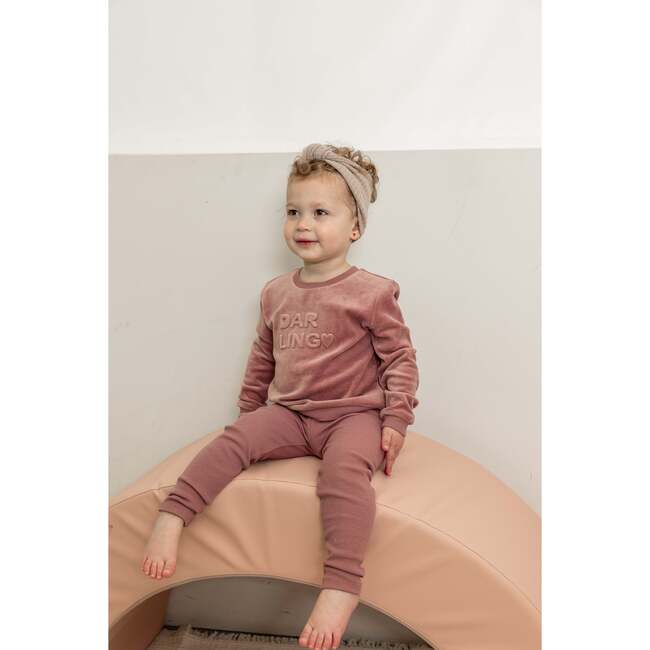 Charming and Darling Print 2Pc Set Rose