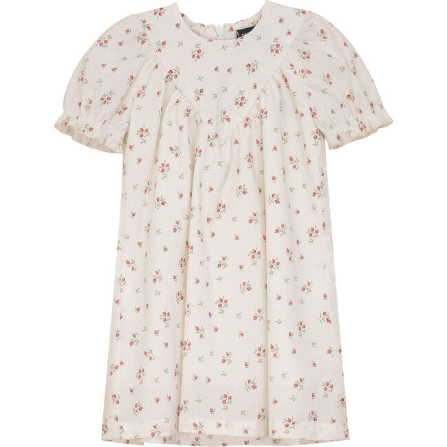Blueberry Printed Dress Cream/Pink