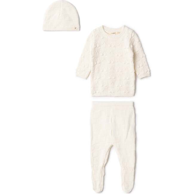 Embossed Cherry Set Off White