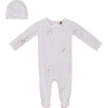 Strawberry and Dot Print Onesie Set White - Mixed Apparel Set - 1 - thumbnail