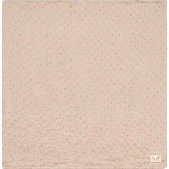 Raddish Print Swaddle Pink/Biscuit