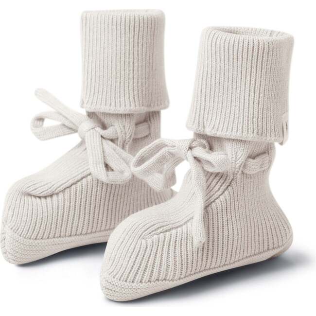 Knitted Booties Cream
