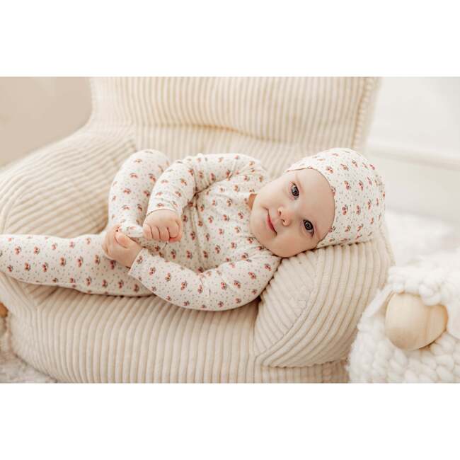 Fruit Print Onesie Set Blue