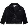 Crest Embroidered Jacket Black - Jackets - 1 - thumbnail