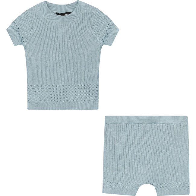 Rib Knit Shorts Set Seabrook
