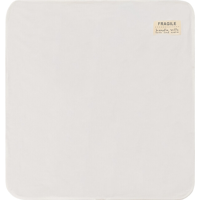 Scallop Stitch Blanket Off White