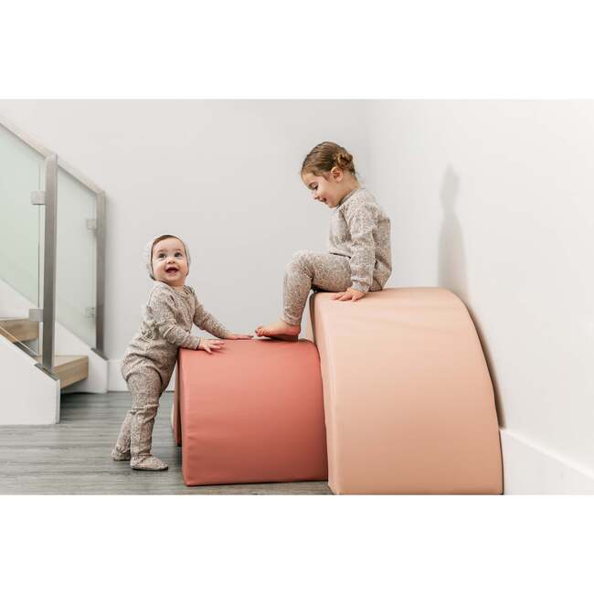 Floral Printed 2Pc Set Nude Pink