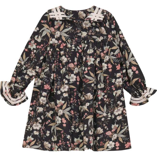 Multi Print Dress Black Floral