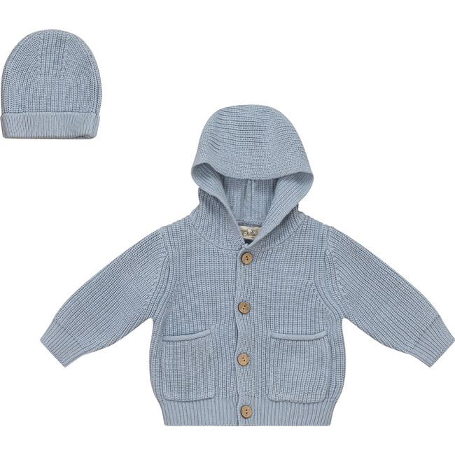 Hooded Jacket with Hat Blue