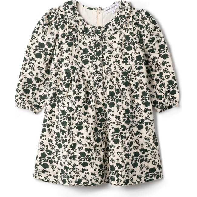 Woven Flannel Dress Forest