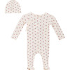 Fruit Print Onesie Set Mauve - Mixed Apparel Set - 1 - thumbnail