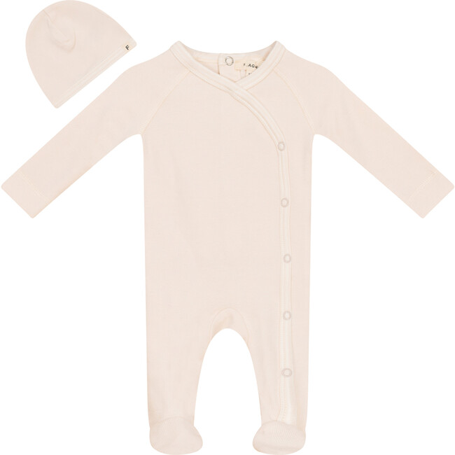 Stretch Knit Onesie Set Vanilla
