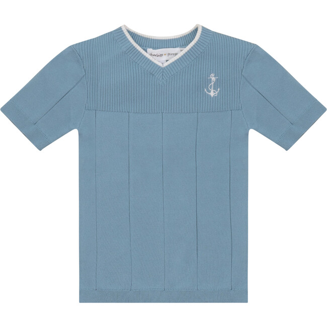Anchor Embroidered Tshirt Seabrook