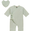 Wrap Muslin Onesie Mint - Mixed Apparel Set - 1 - thumbnail
