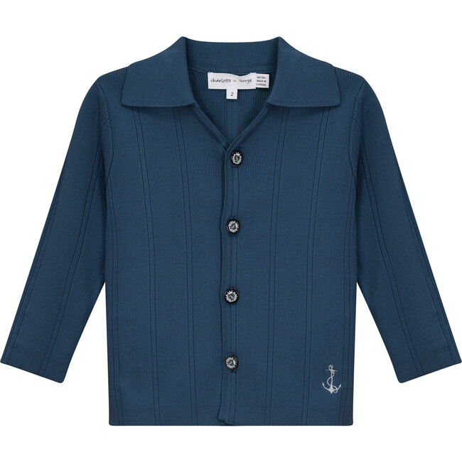 Anchor Embroidered Jacket Sapphire