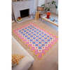 Pink and Purple Floral Area Rug - Rugs - 6