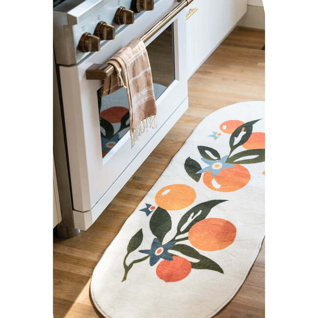 Orange Pattern Mat (2 x 5 ft) - Rugs - 3