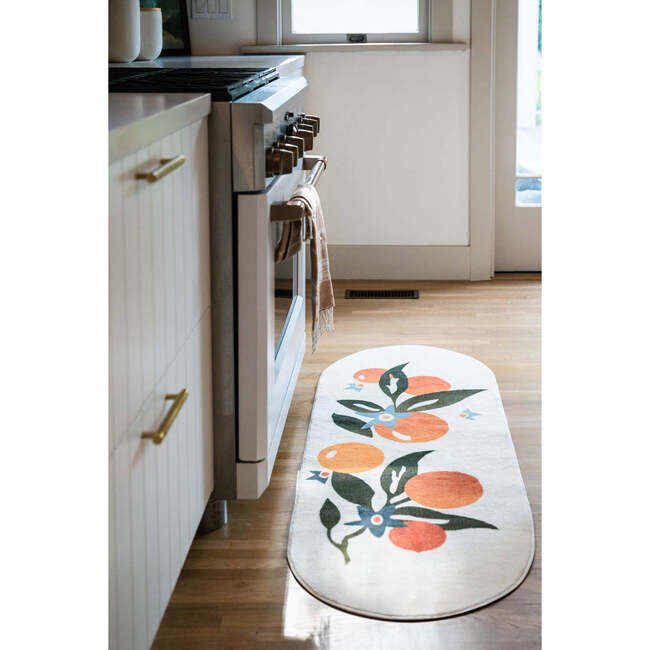 Orange Pattern Mat (2 x 5 ft) - Rugs - 4