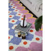 Pink and Purple Floral Area Rug - Rugs - 4