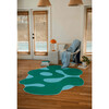 Johann Banta Irregular Green Moss Design Rug - Rugs - 2