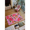 Jessica Miller Base Floral Wavy Rug, Pink Base Pink - Rugs - 1 - thumbnail