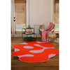 Johann Banta Irregular Orange Moss Design Rug - Rugs - 1 - thumbnail