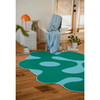 Johann Banta Irregular Green Moss Design Rug - Rugs - 5