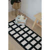 Girl Modern Design Black and White Runner (2 x 5 ft) - Rugs - 3