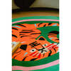 Green Base Oval Tiger Area Rug (3 x 5 ft) - Rugs - 5