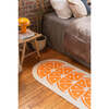 Base Modern Orange Rug by Johann Banta (2 x 5 ft) - Rugs - 2