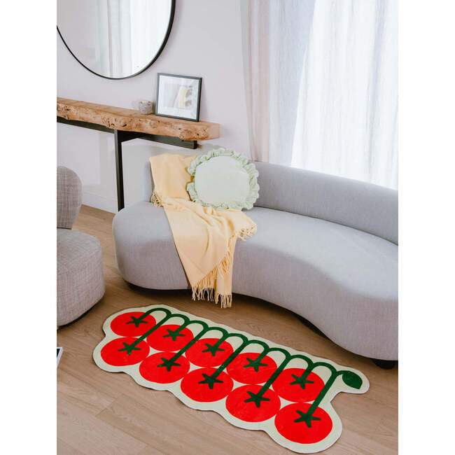 Irregular Tomatoe Runner Rug (2 x 5 ft)