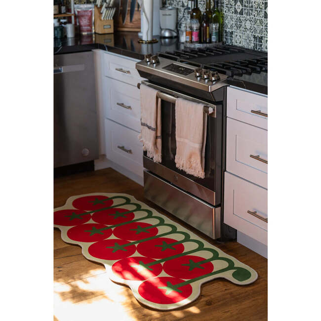 Irregular Tomatoe Runner Rug (2 x 5 ft)