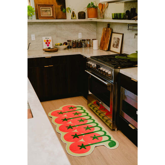 Irregular Tomatoe Runner Rug (2 x 5 ft) - Rugs - 6