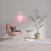 Big Big Heart LED neon sign, Girl Pink (42cm x 50cm) - Lighting - 2 - thumbnail