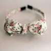 Three Little Bows Headband, Wild Rose - Headbands - 1 - thumbnail