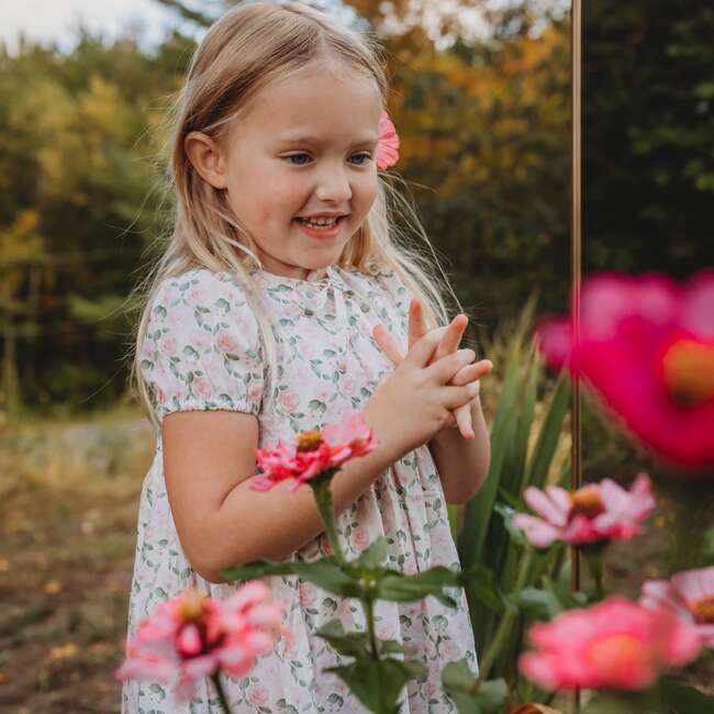 Yara Garden Party Dress Pink Rose