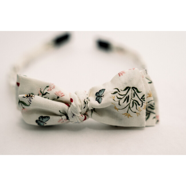 Three Little Bows Headband, Meadowlark